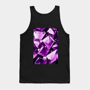 Jewel Pattern - Violet Amethyst, for a bit of luxury in your life! #6 Tank Top